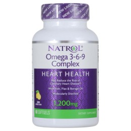 Natrol Omega 3-6-9 Complex 60 капс.