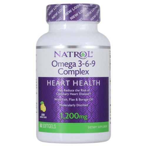 Natrol Omega 3-6-9 Complex 60 капс.