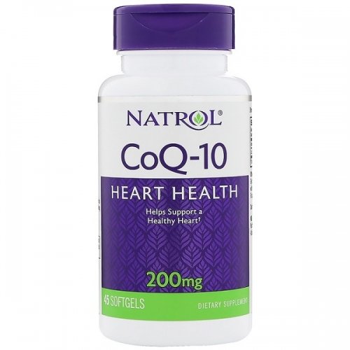 Natrol Coenzyme Q10 200 mg 45 капс.