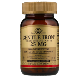Solgar Gentle Iron 25 мг 90 капс