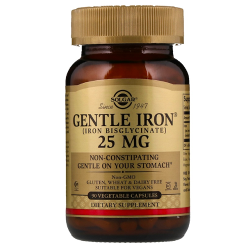 Solgar Gentle Iron 25 мг 90 капс