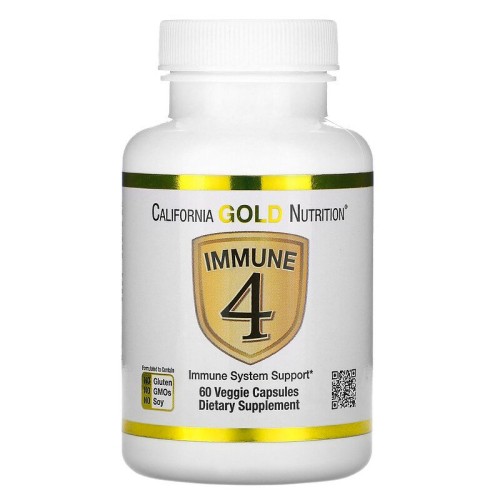 California Gold Nutrition Immune 4 для укрепления иммунитета 60 капсул