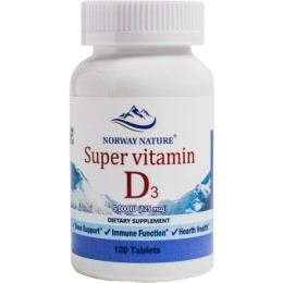 Norway Nature Super Vitamin D-3 5000 МЕ 120 таб