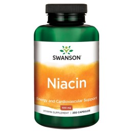 Swanson Niacin 500 мг 250 капс