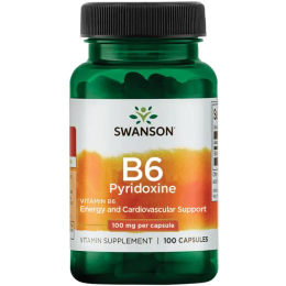 Swanson Vitamin B-6 100 мг 100 капс