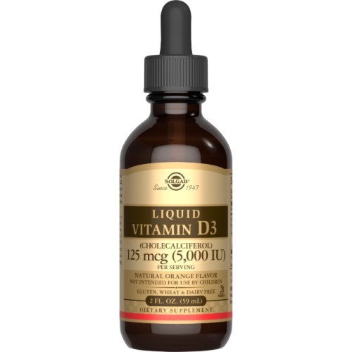 Solgar Vitamin D3 5000 МЕ Liquid Orange 59 мл