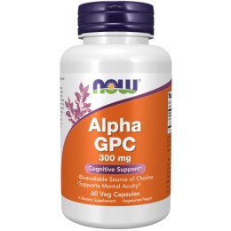Now foods Alpha GPC 300 мг 60 капс