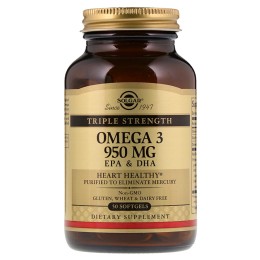Solgar Omega-3 950 mg EPA & DHA Triple Strength 50 капс
