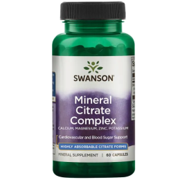 Swanson Ultra Mineral Citrate Complex 60 капс