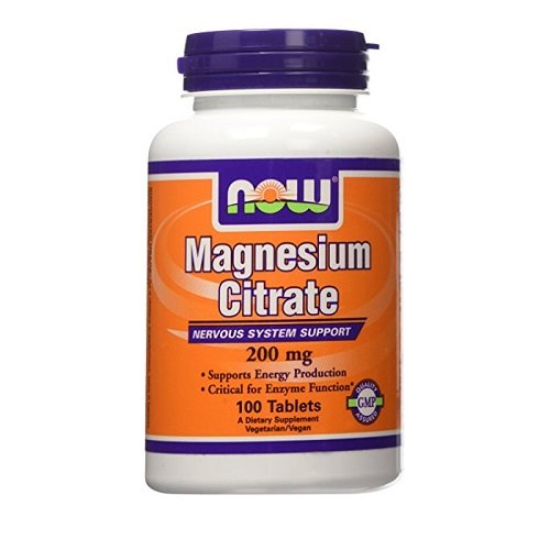 NOW Foods Magnesium Citrate 200 mg 100 таб