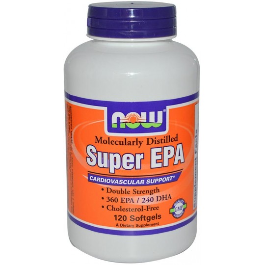 Now Super Omega-3 EPA 1200 мг 120 гелевых капсул