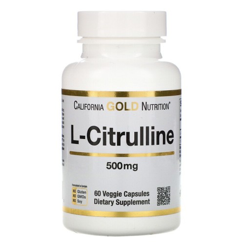 California Gold Nutrition L-цитруллин 500 мг 60 капс