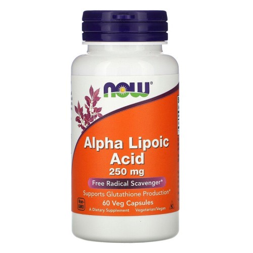 Now foods Alpha Lipoic Acid 250 мг 60 vcaps