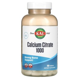 KAL Calcium Citrate 1000 мг 180 таб