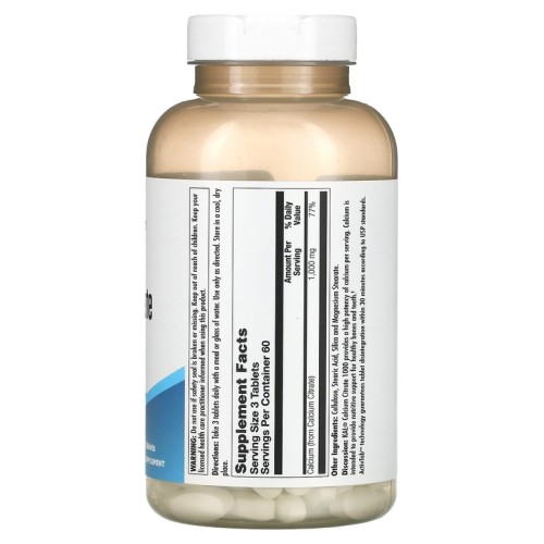 KAL Calcium Citrate 1000 мг 180 таб
