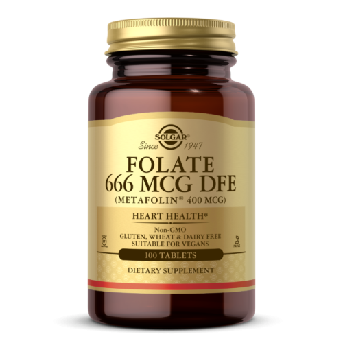 Solgar Folate 666 мкг DFE (Folic Acid) 400 мкг 100 таб