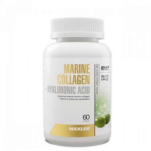 Maxler Marine Collagen + Hyaluronic Acid 60 softgel