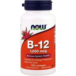 Now foods Vitamin B-12 1000 mcg 250 таб.