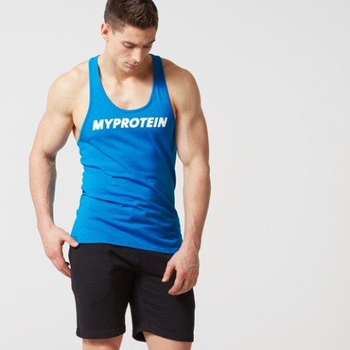Myprotein майка с логотипом Голубая