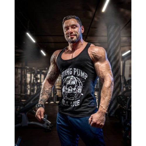 GeneticLab Nutrition Футболка ЧЕРЕП черная мужская