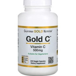 California Nutrition Gold C витамин C 500 мг 240 растительных капсул