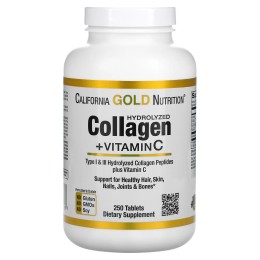California Gold Nutrition коллагена с витамином C 250 таб