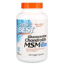 Doctors Best Glucosamine Chondroitin Msm with OptiMSM 240 капсул