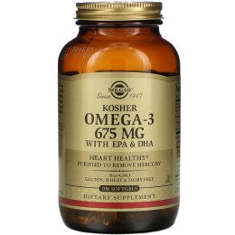 Solgar Kosher Omega-3 675 mg 100 капс