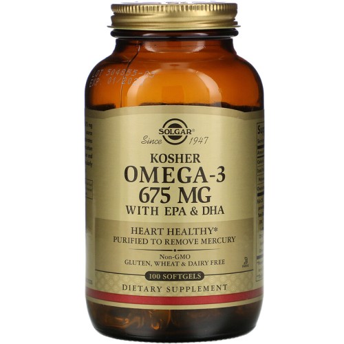 Solgar Kosher Omega-3 675 mg 100 капс