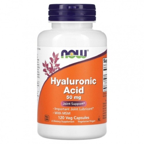 Now foods Hyaluronic Acid 50 мг + MSM 120 vcaps