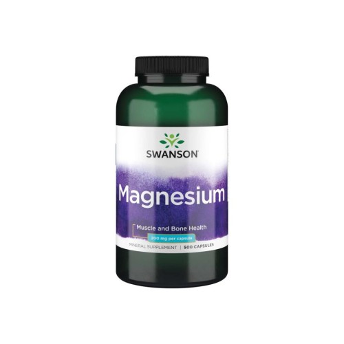Swanson Magnesium 200 мг 500 капс