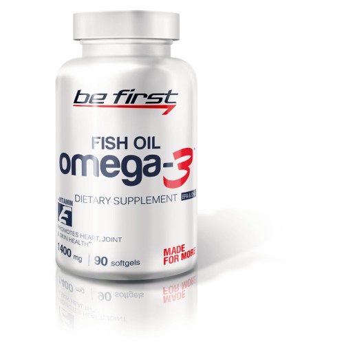 Be First Fish Oil Omega-3 + витамин E 90 капс