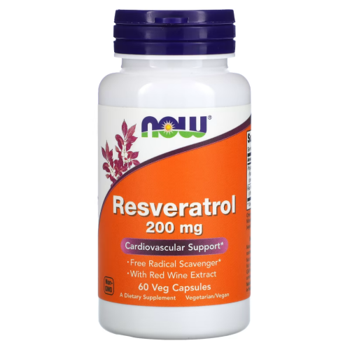 Now Foods Resveratrol 200 мг 60 vcaps