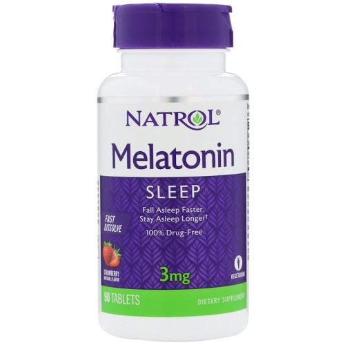 Natrol Melatonin Fast Dissolve 3 mg 90 таб.