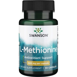 Swanson L-Methionine 500 мг 30 капс
