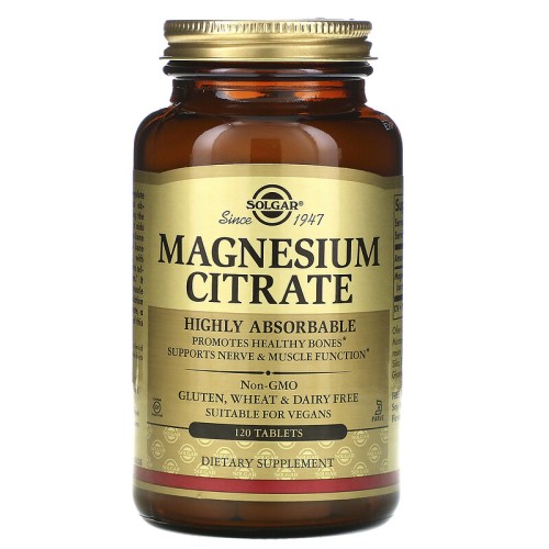 Solgar Magnesium Citrate 120 таб
