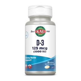 KAL Vitamin D3 5000 МЕ 90 мягких капсул