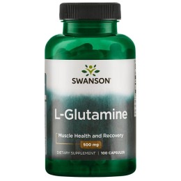 Swanson L-glutamine 500 мг 100 капс