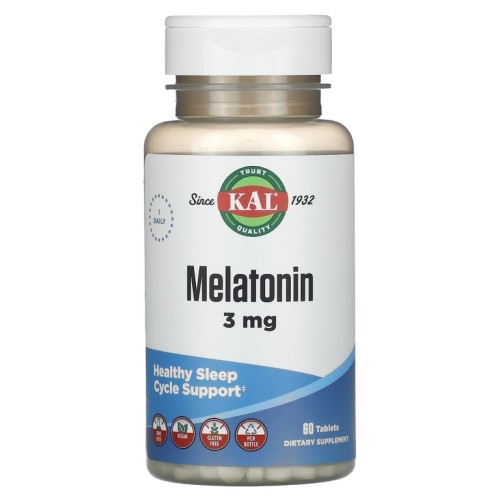 Kal Melatonin 3 мг 60 таб Sustained Release