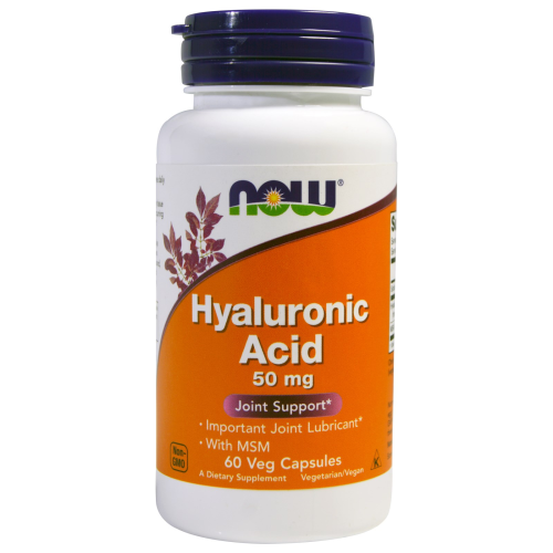 Now foods Hyaluronic Acid 50 mg + MSM 60 капс.