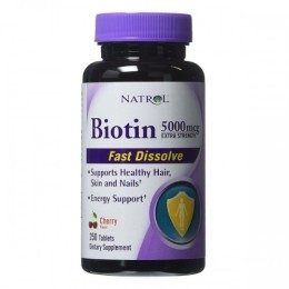 Natrol Biotin Fast Dissolve 5000 mсg 250 таб.