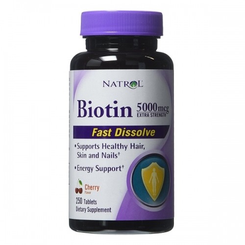 Natrol Biotin Fast Dissolve 5000 mсg 250 таб.