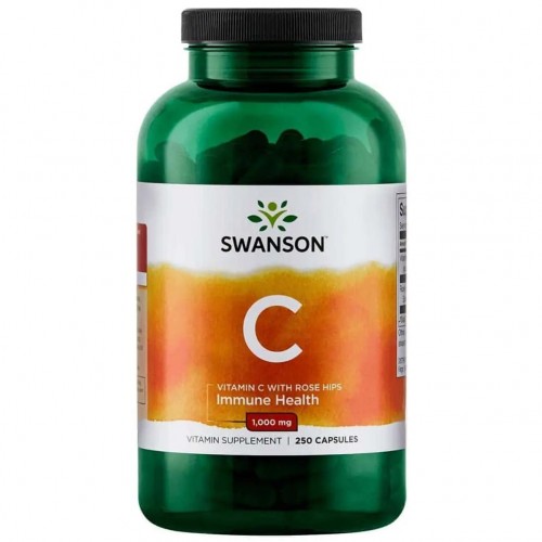 Swanson Vitamin C Rose Hips 1000 мг 250 капс