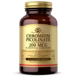 Solgar Chromium Picolinate 200 мкг 180 vcaps