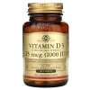 Solgar Vitamin D3 1000 МЕ 100 таб