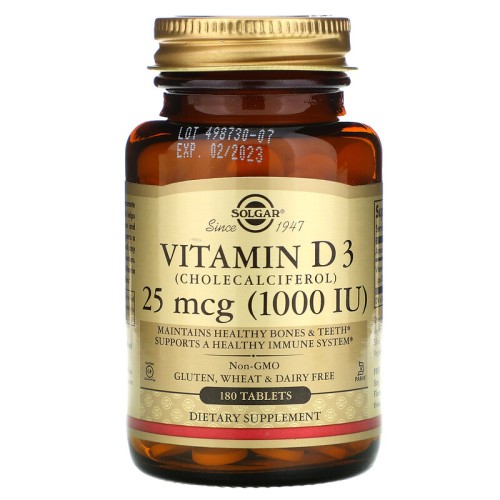 Solgar Vitamin D3 1000 МЕ 100 таб