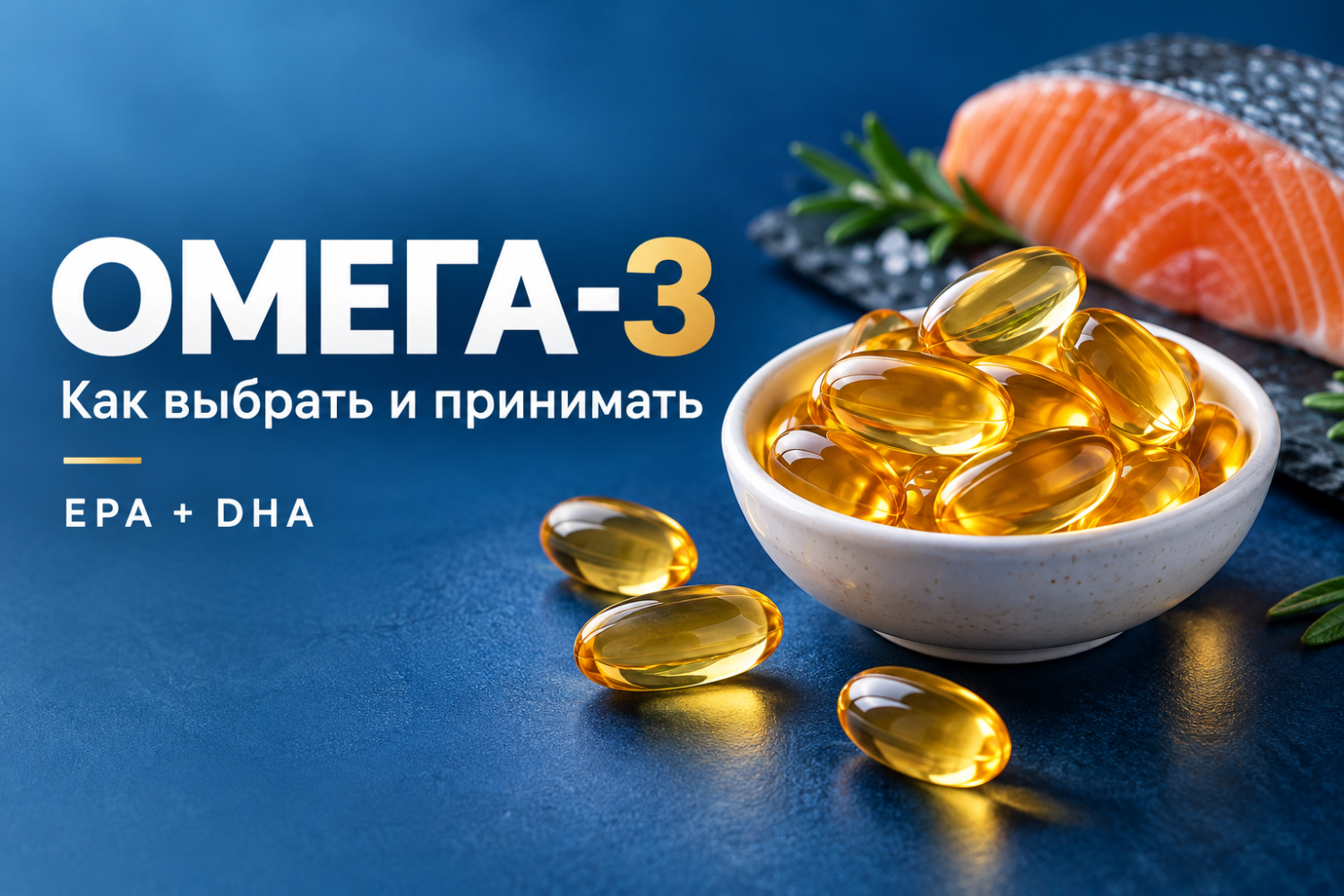 Омега-3: для чего нужна, как выбрать и правильно принимать