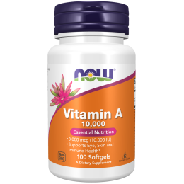 Now foods Vitamin A 10000 IU 100 капс