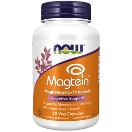 NOW Foods Magtein 90 капс (Магний L-треонат)