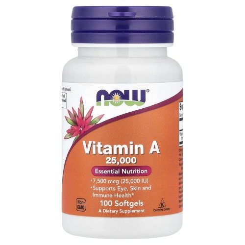 Now foods Vitamin A 25000 IU 100 капс